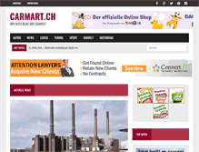 Tablet Screenshot of carmart.ch